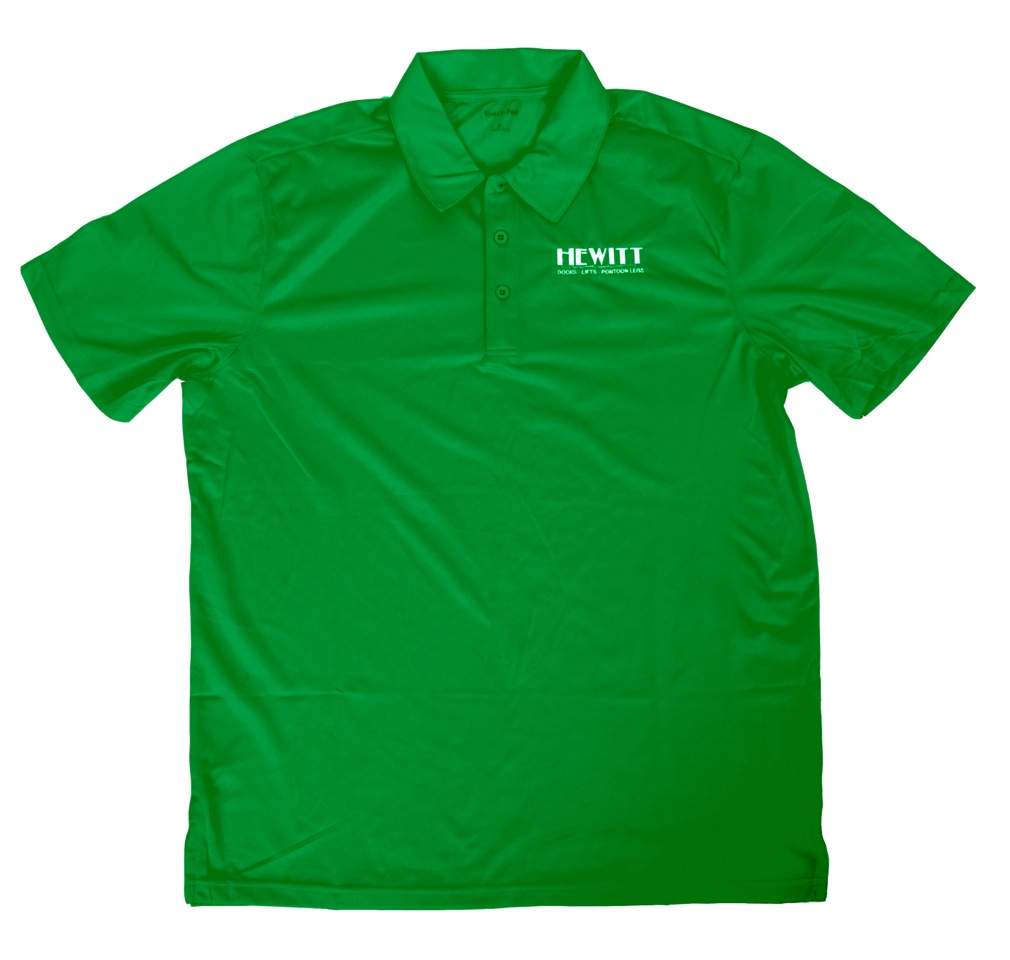Hewitt Golf Shirt Men's-Green L | Hewitt