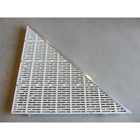 Right Triangle Corner Aluminum-Thruflow White