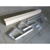 8' BEIGE BENCH KIT FOR CLASSIC DOCK