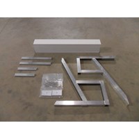 4' FREE STANDING BENCH KIT WITH WHITE PANELS