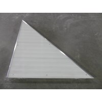 Left Triangle Corner Aluminum-White