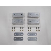 Personal Water Craft Aluminum Bunk Spacer Block Kit (2.5