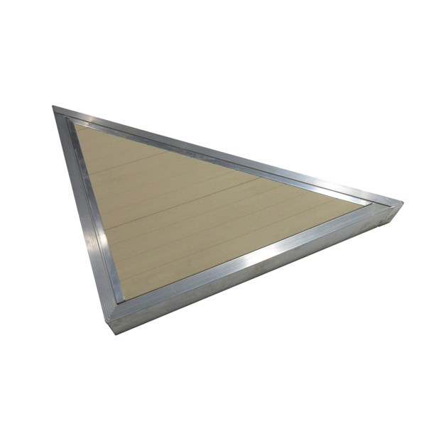 Classic Aluminum-Beige Triangle Corner (R)