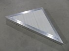 Classic Aluminum-White Triangle Corner (L)