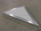 Classic Aluminum-White Triangle Corner (R)