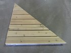 Right Triangle Corner Aluminum-Cedar