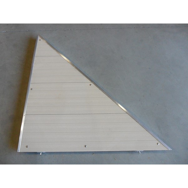 Left Triangle Corner Aluminum-Beige