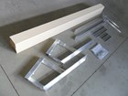 8' Bench Kit With Beige Panels For 4' Dock