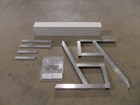 4' Free Standing Bench Kit With White Panels