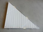 Right Triangle Corner Aluminum-White