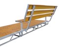 4' Ultra Bench Kit With Wood Grain Panels