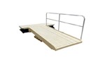 12' Classic Railing For 12' Wave Dock Ramp, 1-1/2