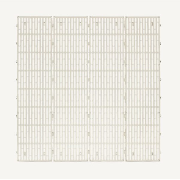 4'X4' Decking Panel-Thruflow White