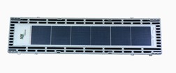 1'X4' Solar Decking Panel-Thruflow Gray