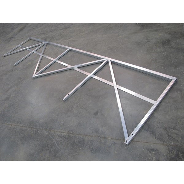 16' Aluminum Residential Gangway Truss Style Hand Rail Middle Section