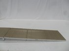 4'X12' Ramp Aluminum-Thruflow Beige With Hinge