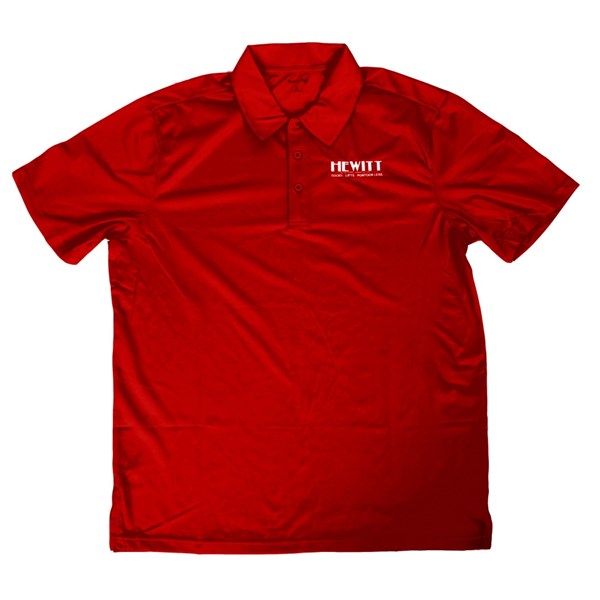 Hewitt Golf Shirt Women's-Red L