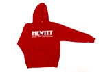 Hewitt Hooded Sweatshirt-Red L