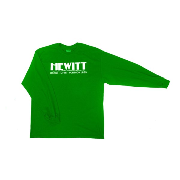 Hewitt Long Sleeve Shirt-Green L