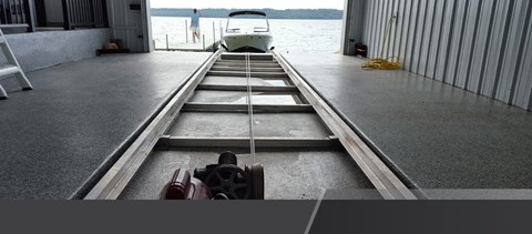 Pontoon & Boat Rail & Track System